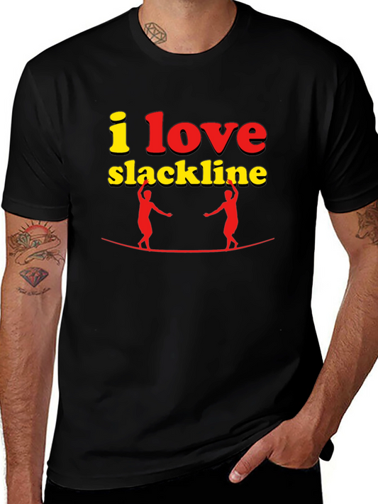I Love Slackline Graphic T-Shirt
