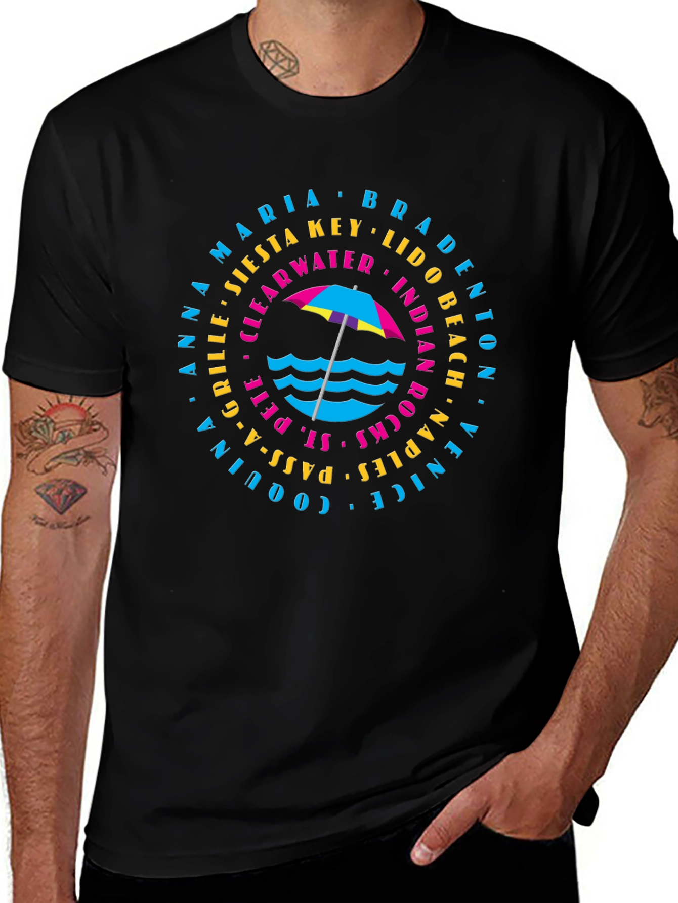 Florida Beach Towns T-Shirt
