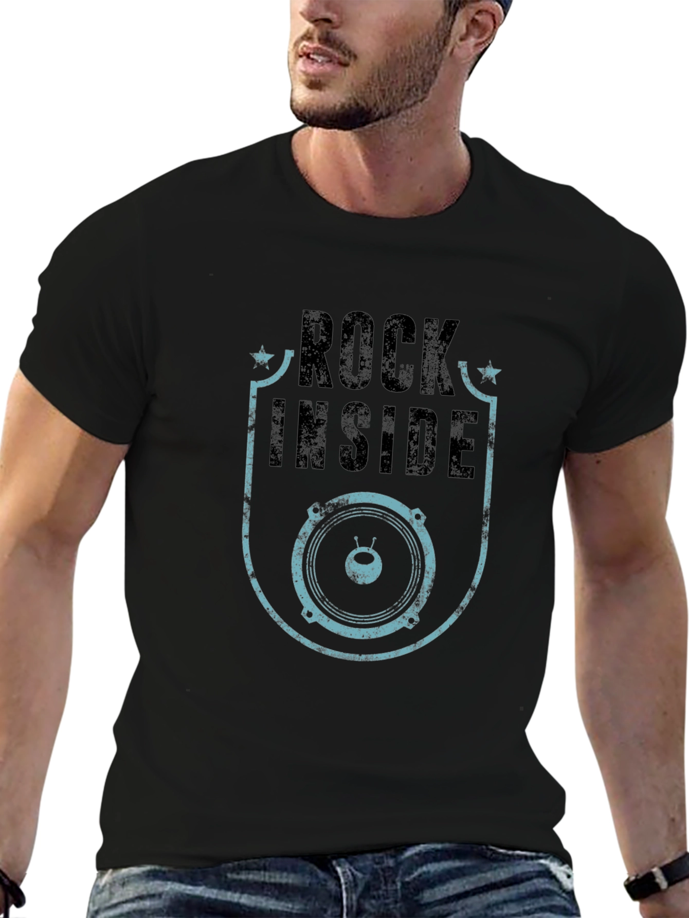 Rock Inside Graphic Tee - Cool Music Lover T-Shirt