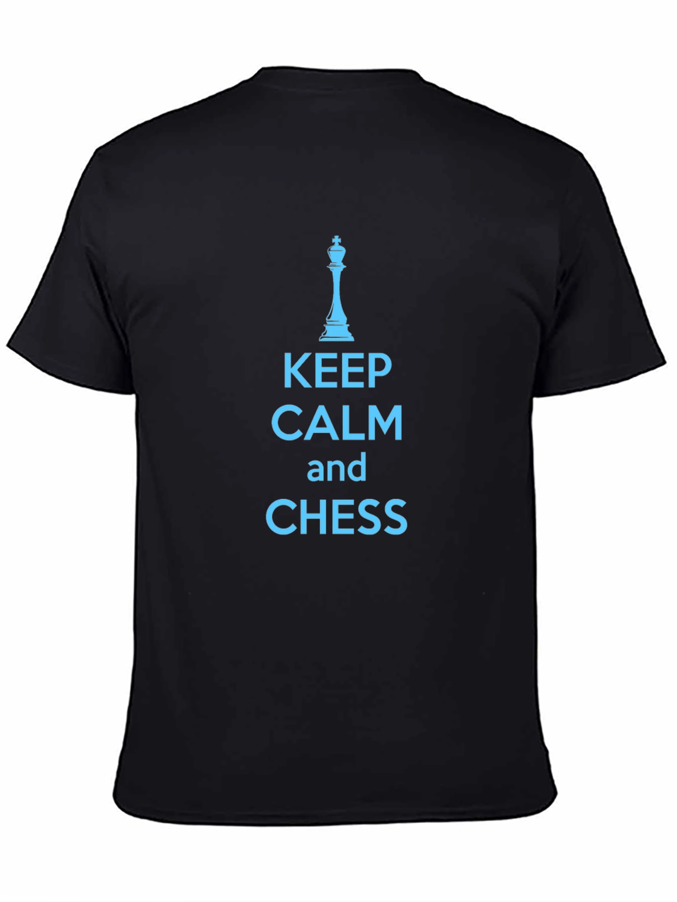 Keep Calm and Chess T-Shirt - Black