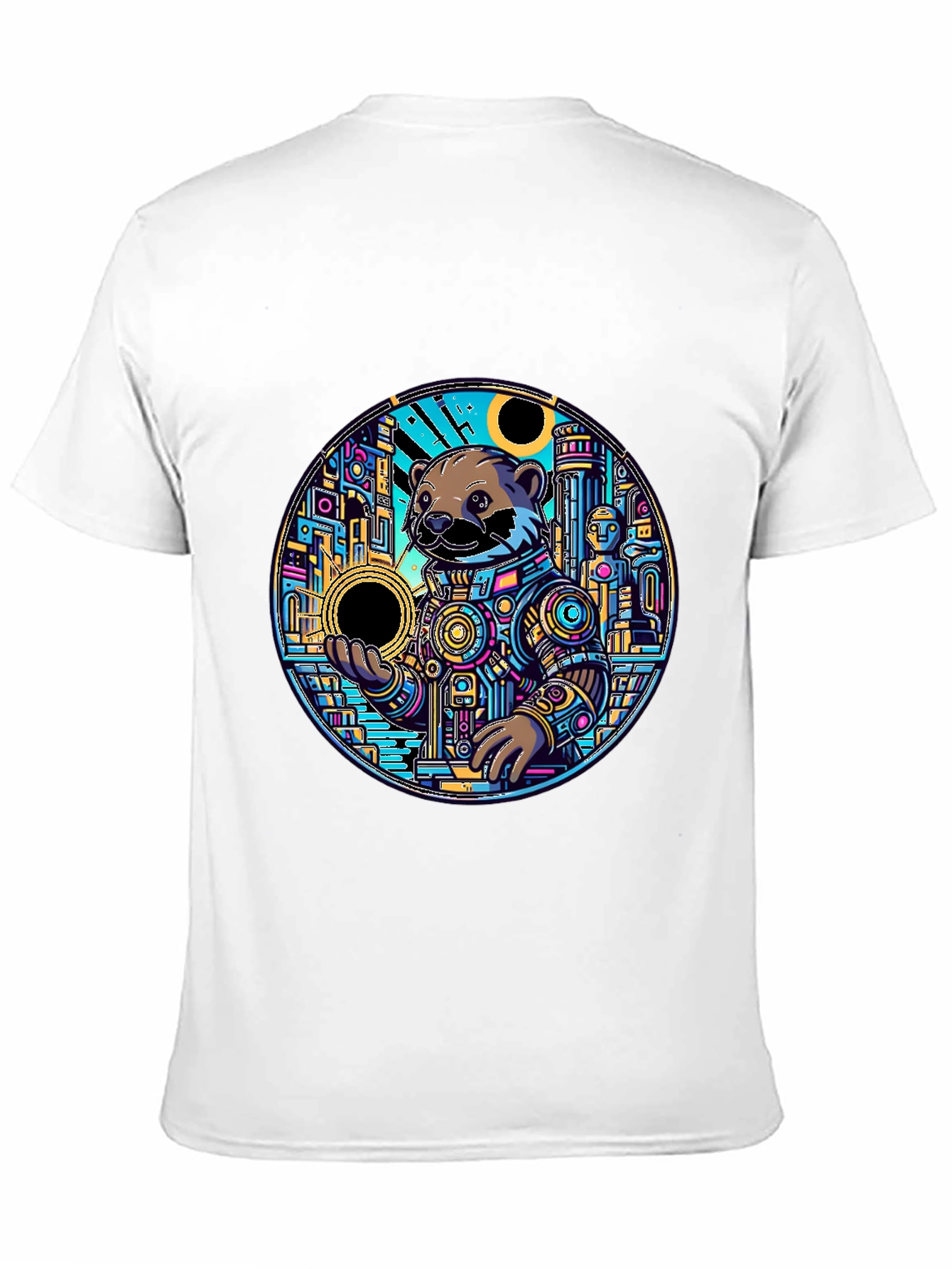 Otter Astronaut Graphic Tee - Unique Design