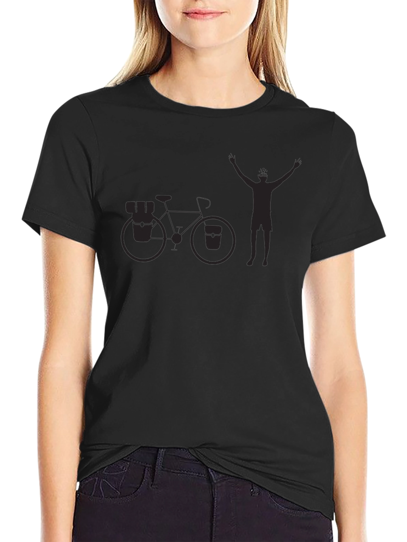 Mens Graphic Tee: Bicycle Triumph Design