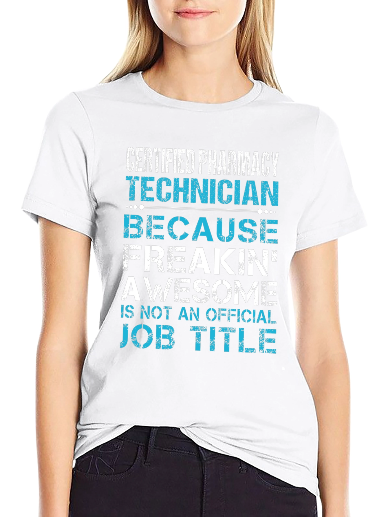 Pharmacy Technician Awesome Job Title T-Shirt