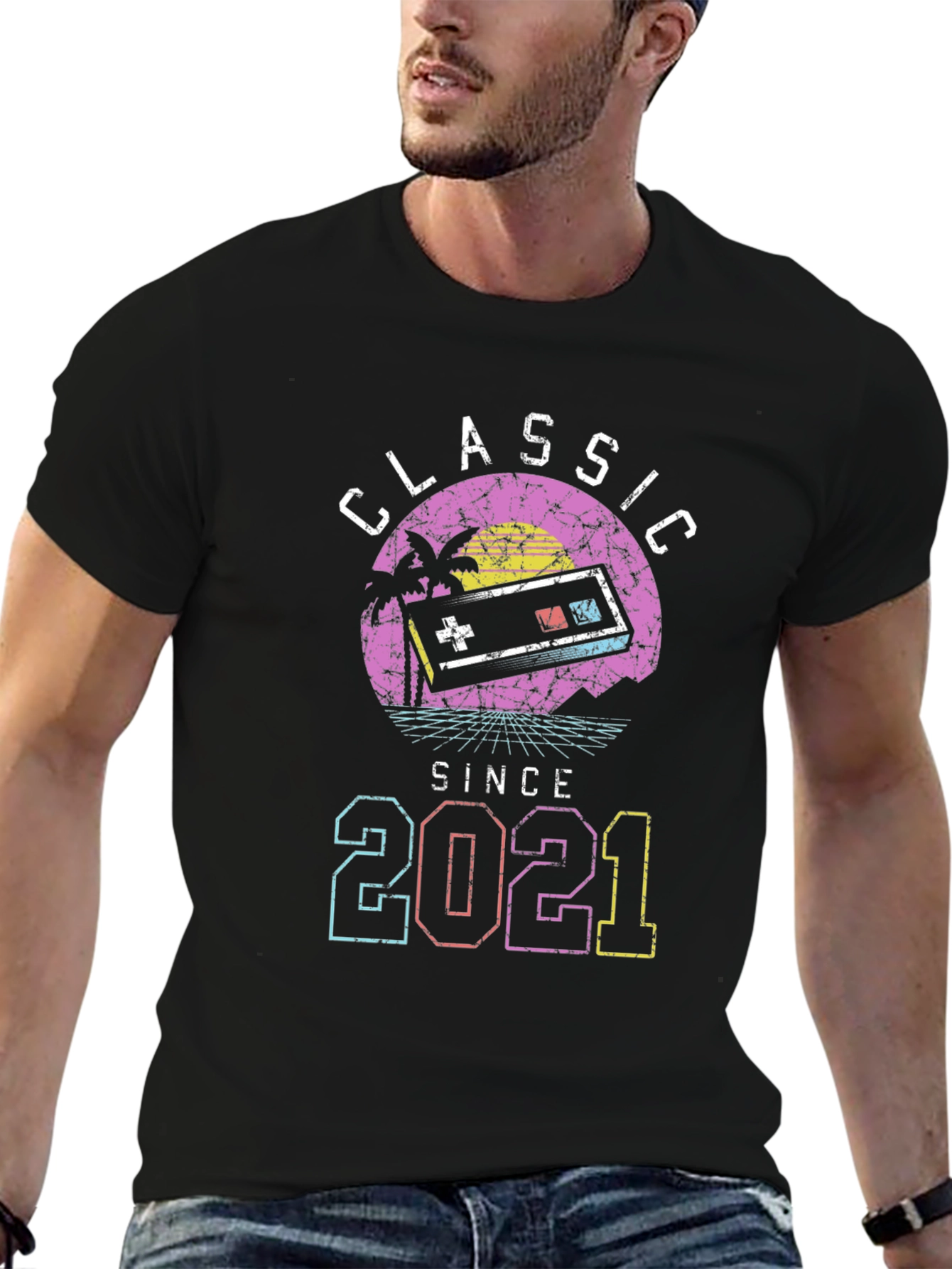 Classic Since 2021 Retro Gamer T-Shirt