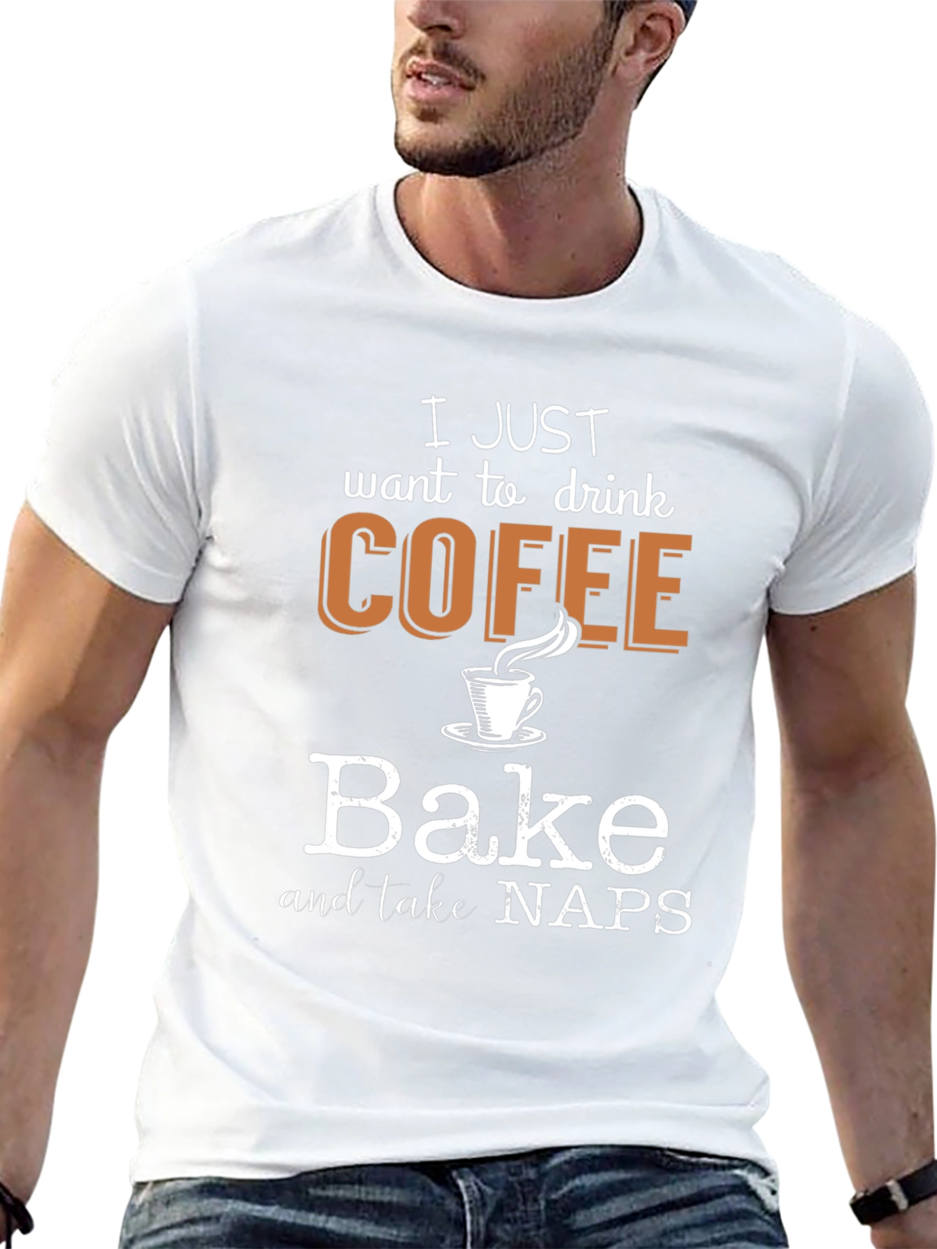 Coffee Bake Naps Graphic T-Shirt