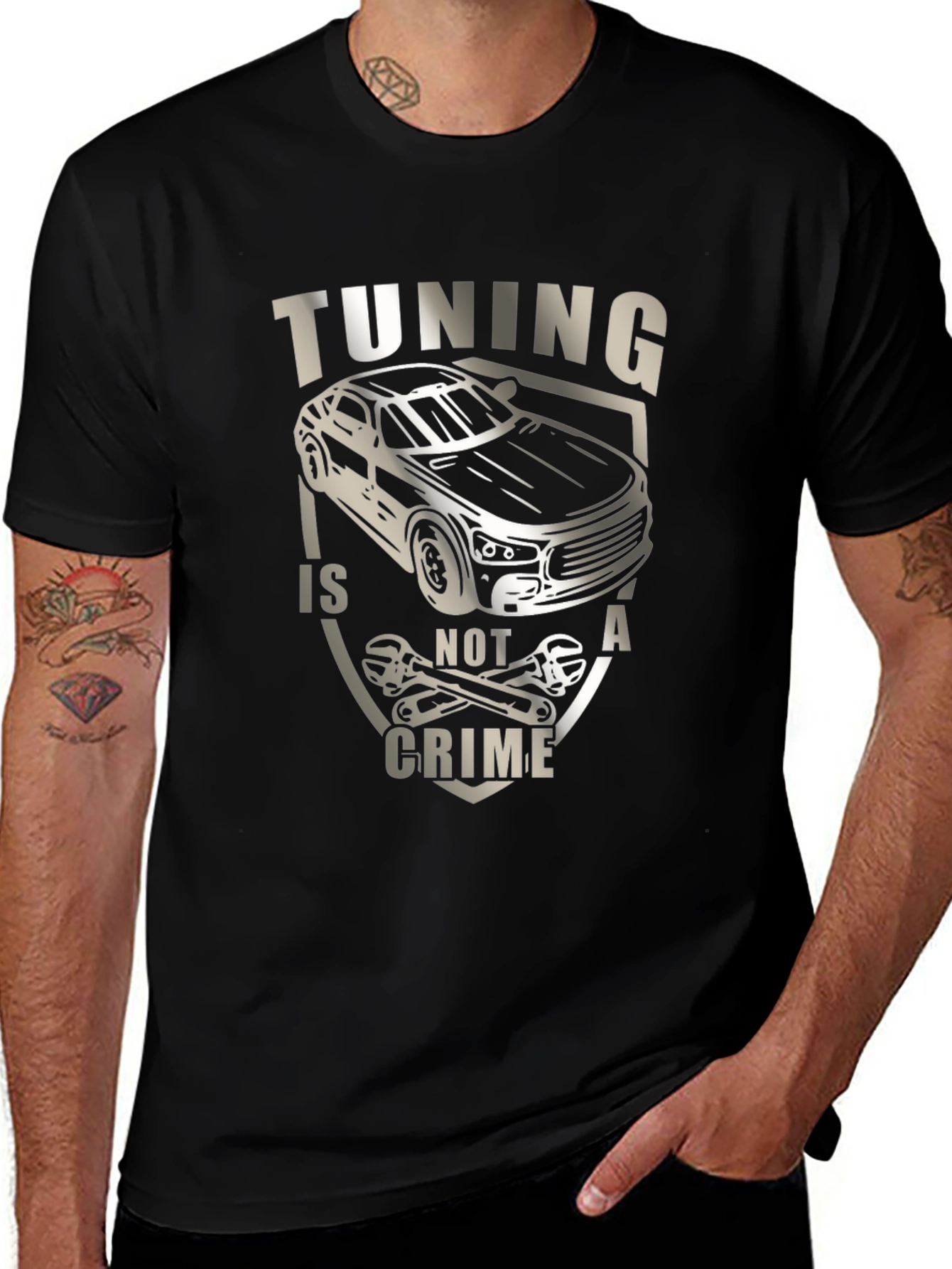 Tuning Is Not a Crime Graphic T-Shirt