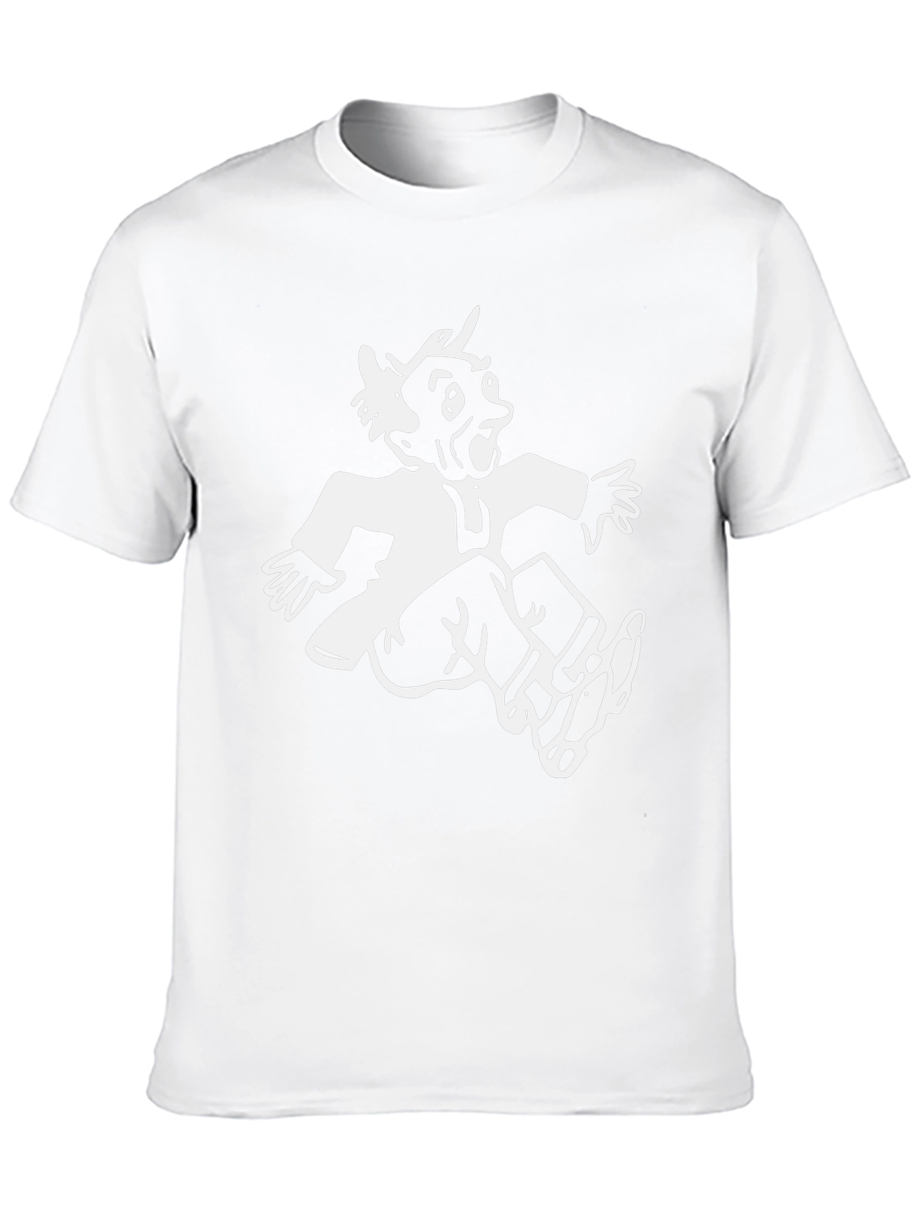 Retro Cartoon Graphic Black T-Shirt