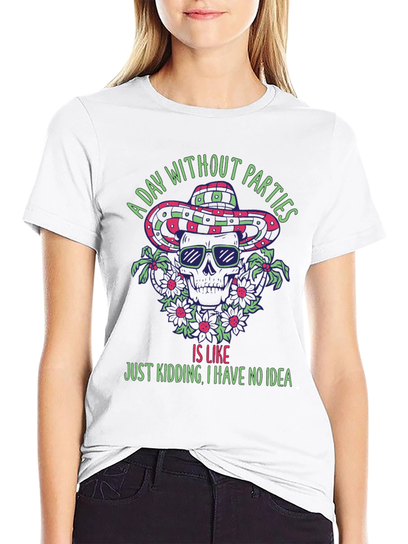 Party Skeleton T-Shirt - A Day Without Parties