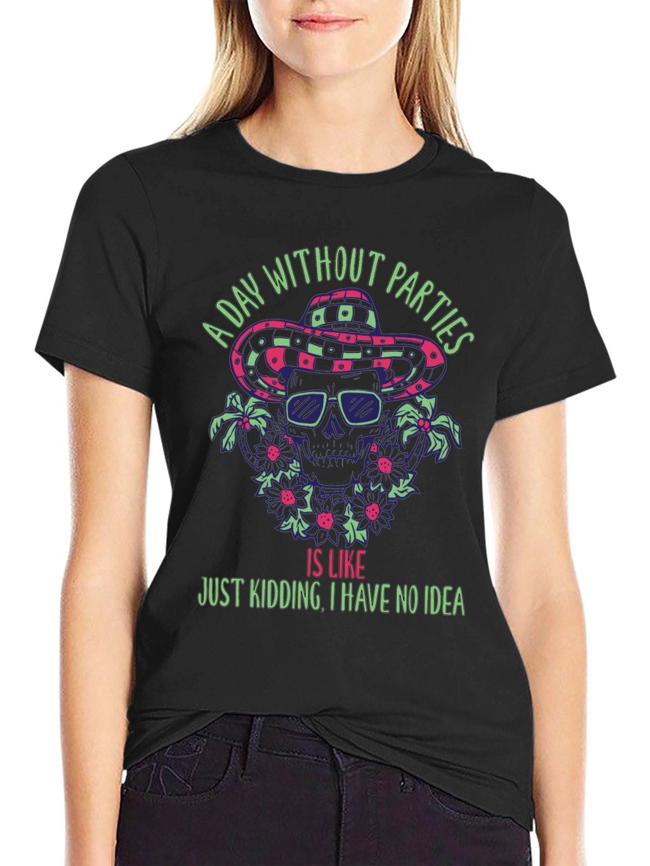 Party Skeleton T-Shirt - A Day Without Parties