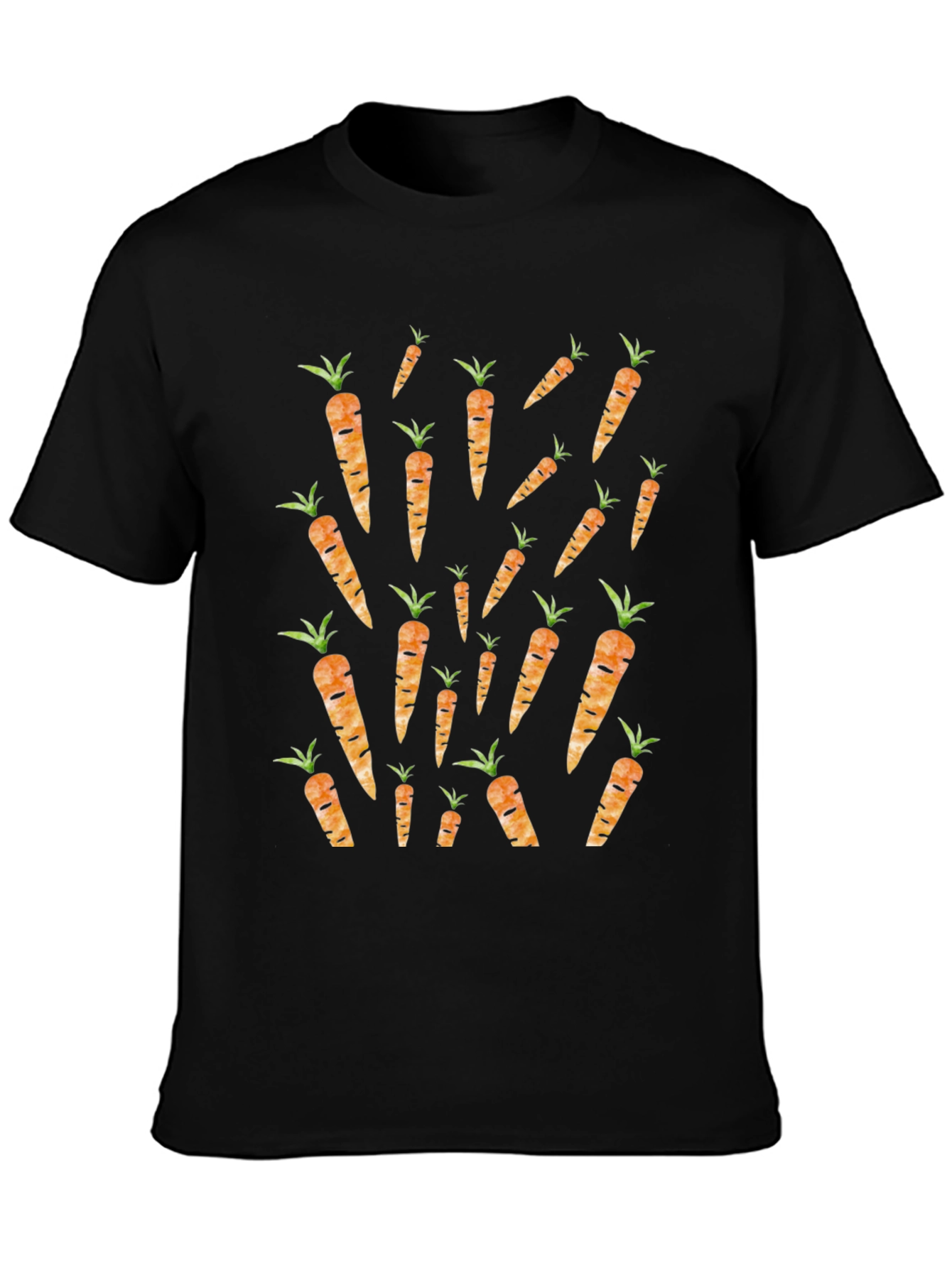 Carrot Pattern Graphic Tee
