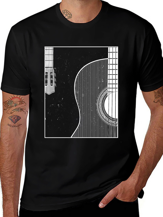 Guitar Graphic T-Shirt - Music Lover Tee