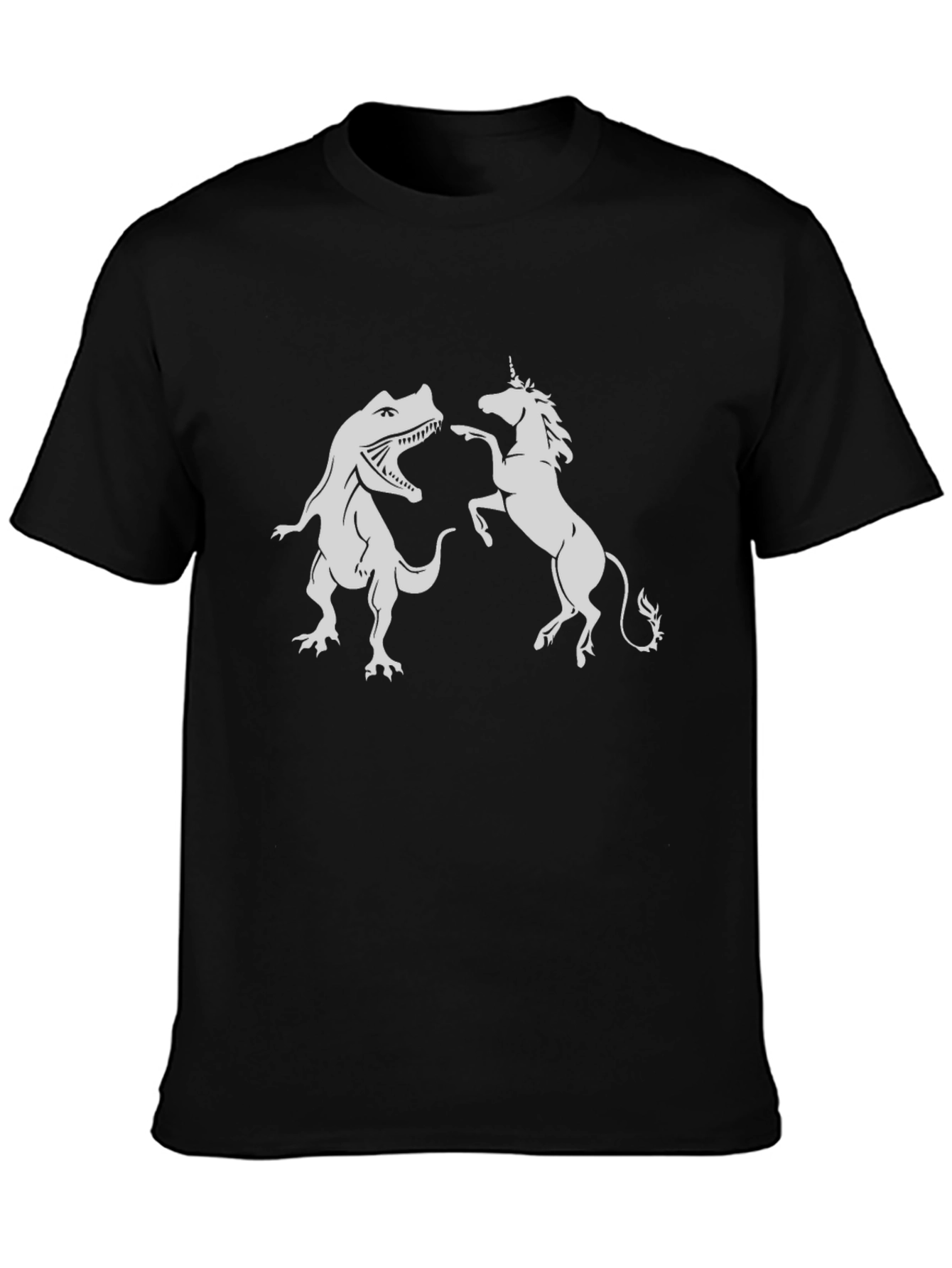 Dino vs Unicorn Graphic Tee