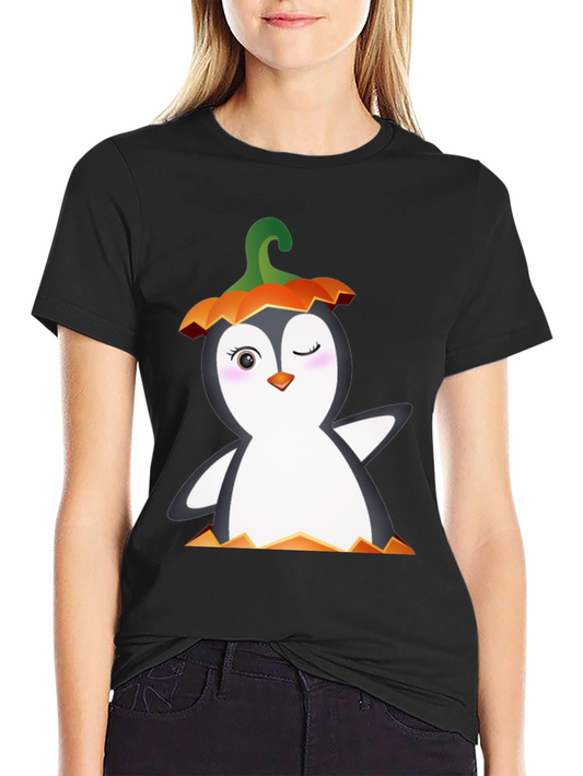 Halloween Penguin Graphic Tee