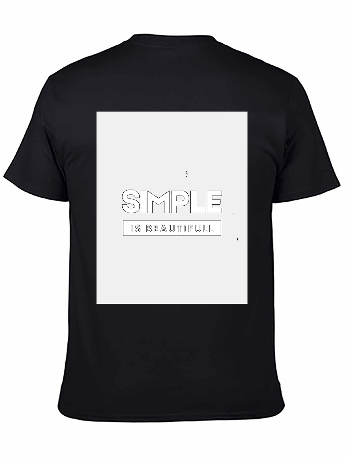 Simple is Beautiful Graphic Tee