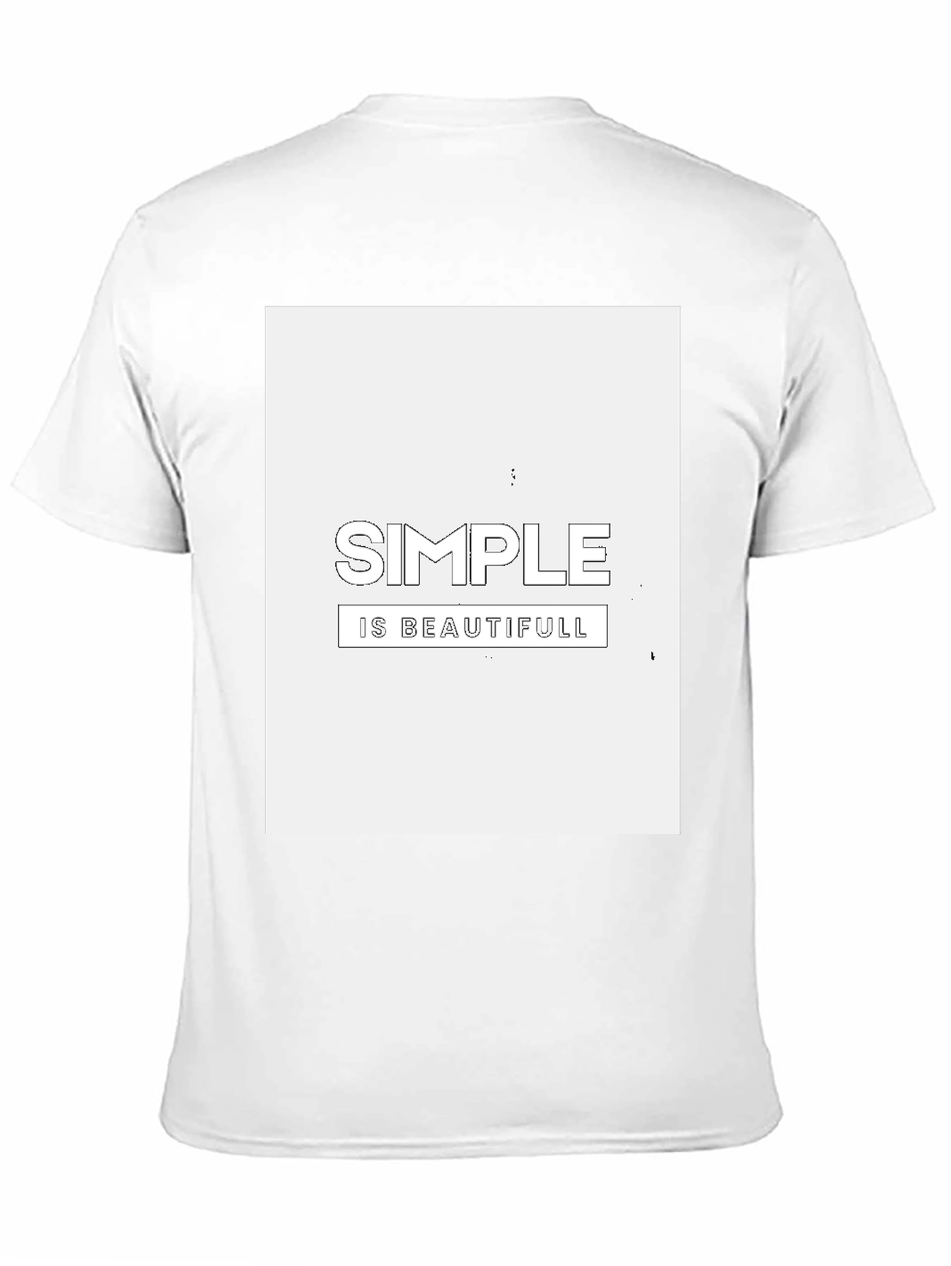 Simple is Beautiful Graphic Tee