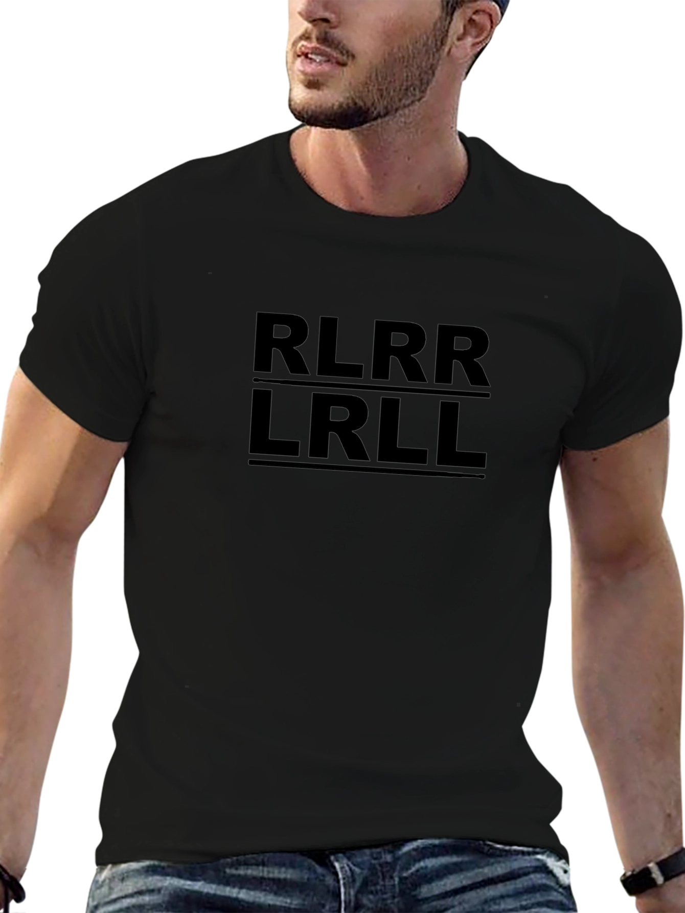 RLRR LRLL T-Shirt - Drumming Notation Tee
