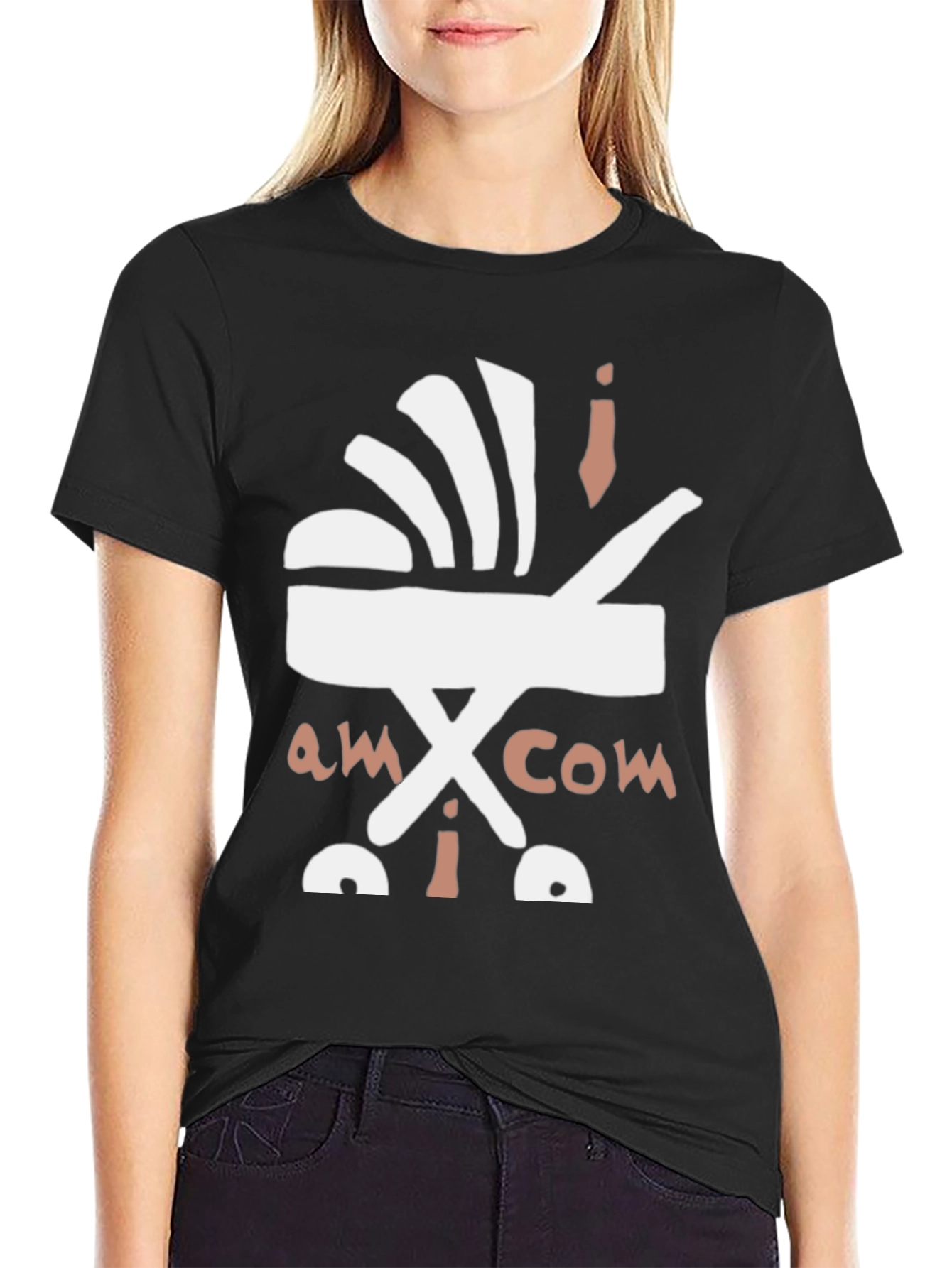 Stroller Graphic Tee - Black Cotton Comfort