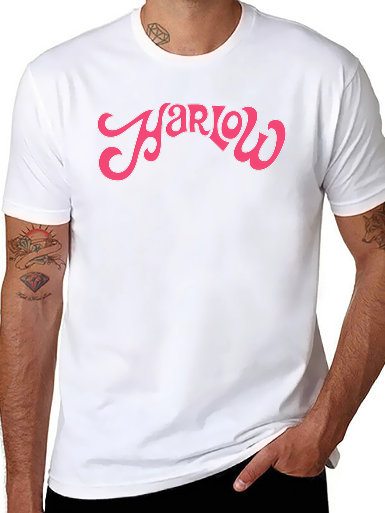 Harlow Retro Style Black T-Shirt
