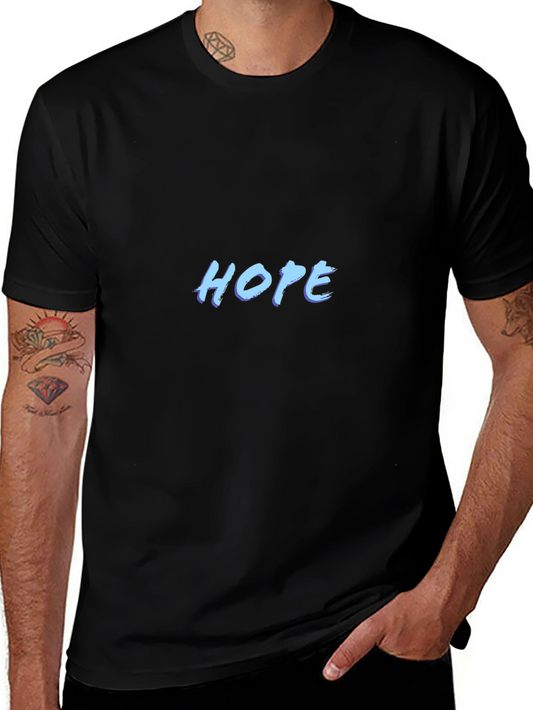 Hope Graphic T-Shirt - Black Casual Tee