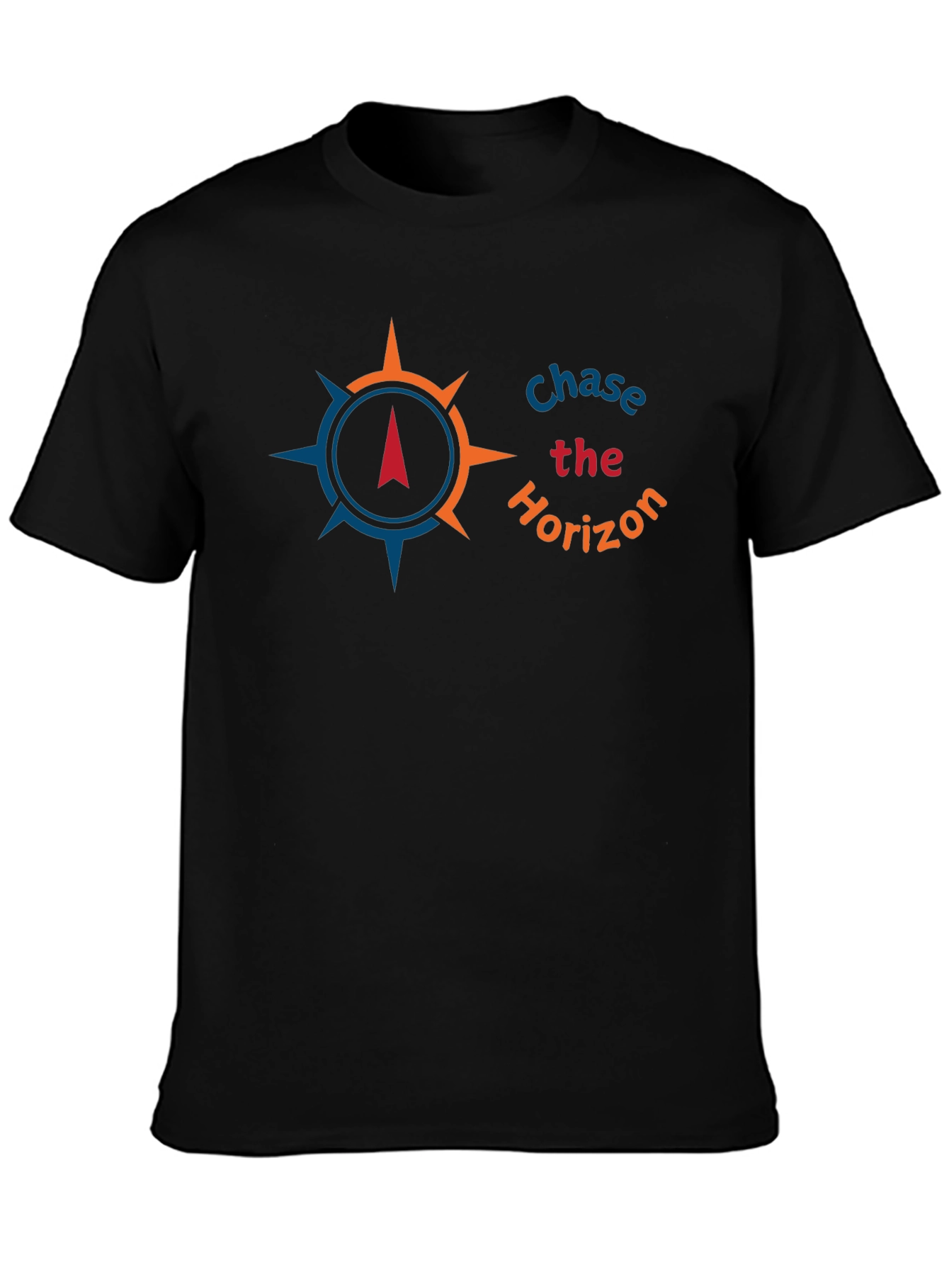 Chase the Horizon Graphic Tee - Black