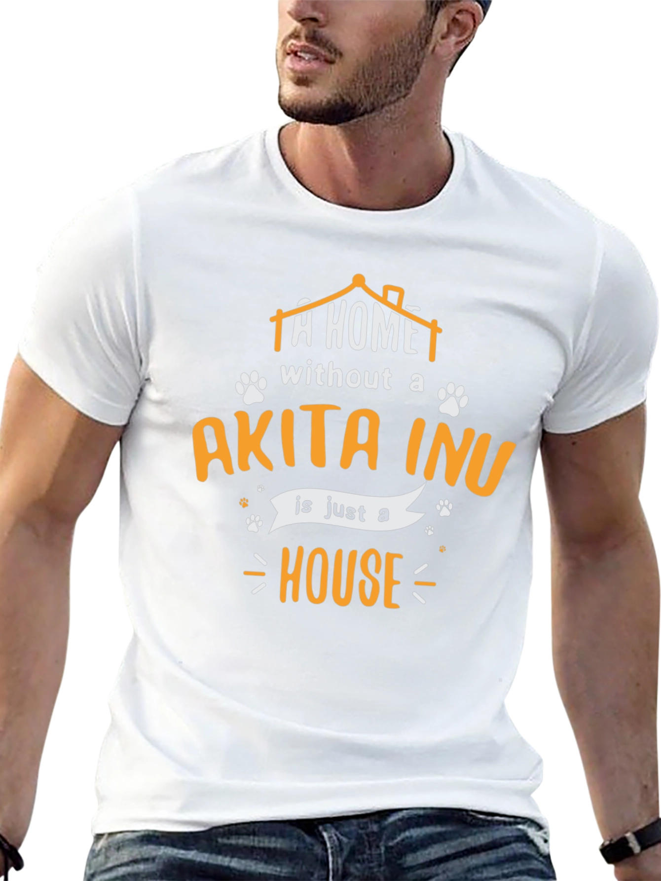 Akita Inu Home T-Shirt - Dog Lover Tee