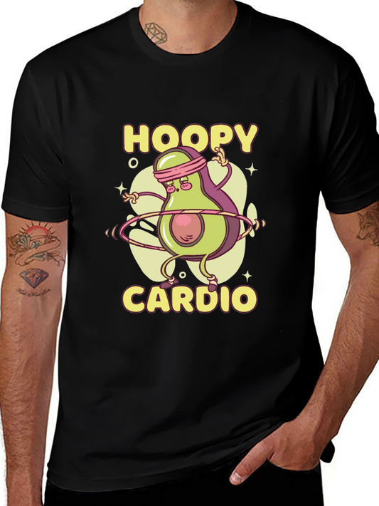 Hoopy Cardio Avocado Graphic T-Shirt