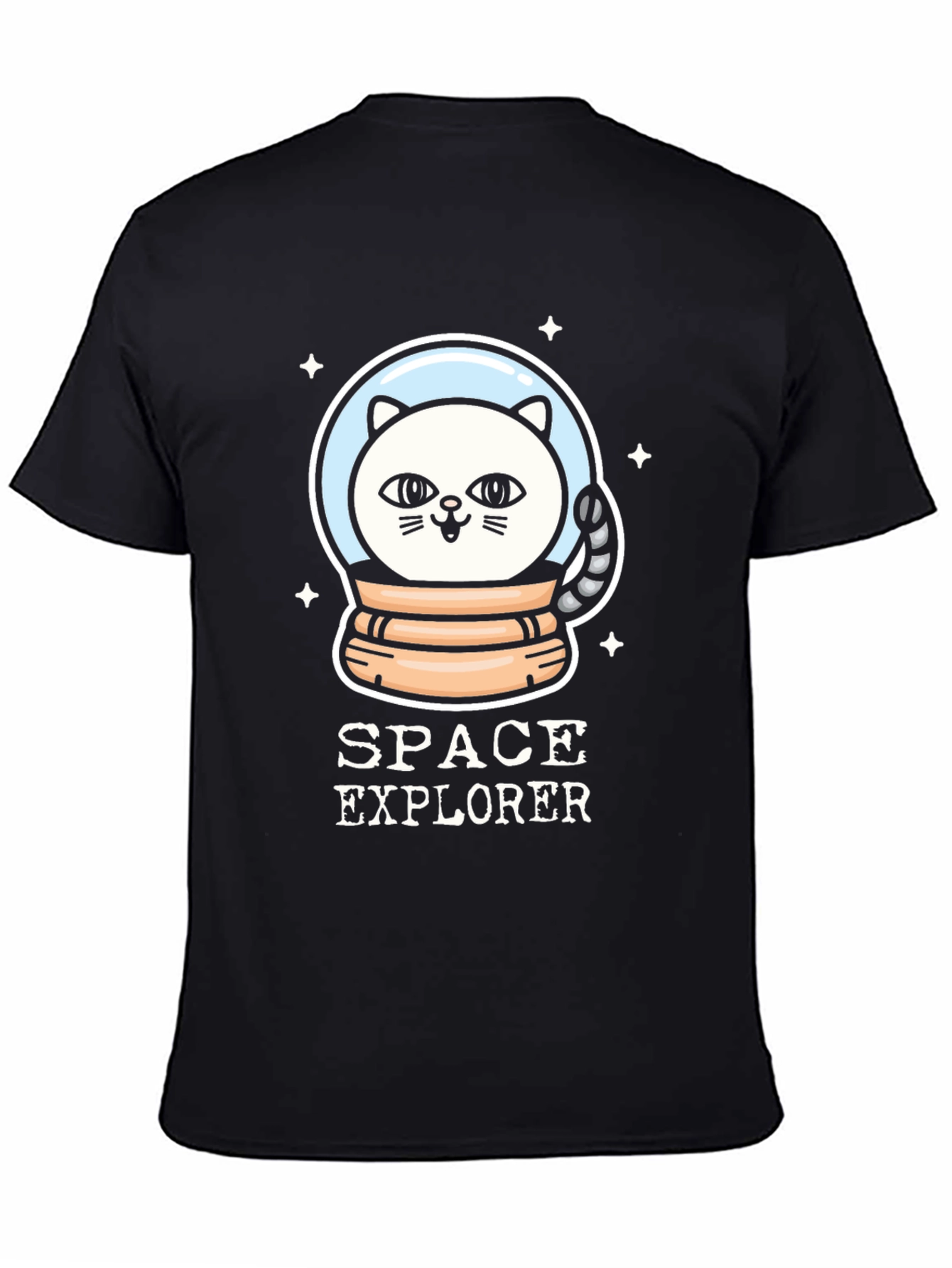 Space Explorer Cat T-Shirt - Unisex Graphic Tee