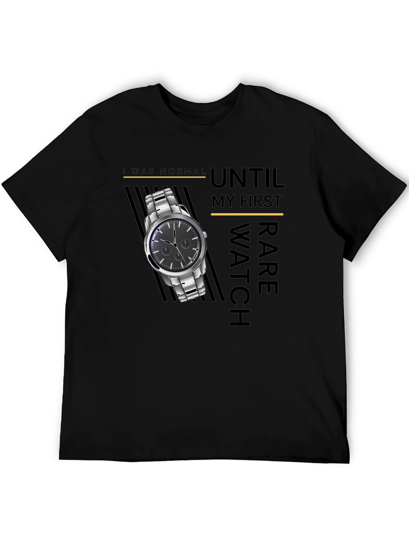 Rare Watch Collector T-Shirt - Novelty Graphic Tee